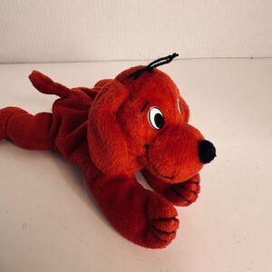 Clifford the Big Red Dog Beanie Baby Plush 1997 Side Kicks Scholastic‎